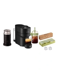 Vertuo Pop Capsule Coffee Machine Value Pack in Liquorice Black ENV90BAEPACK26