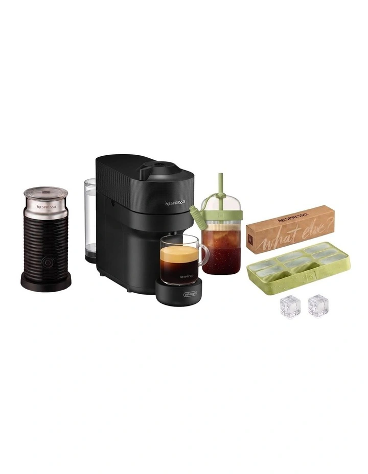 Vertuo Pop Capsule Coffee Machine Value Pack in Liquorice Black ENV90BAEPACK26 image 1