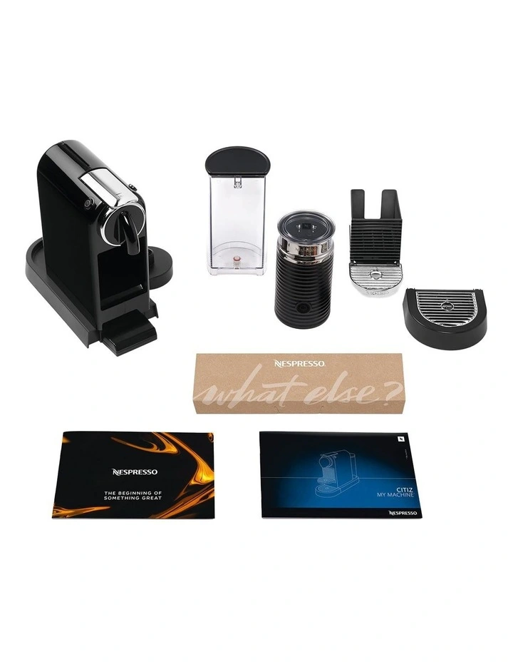 Citiz & Milk Capsule Coffee Machine in Black EN267BAE image 6