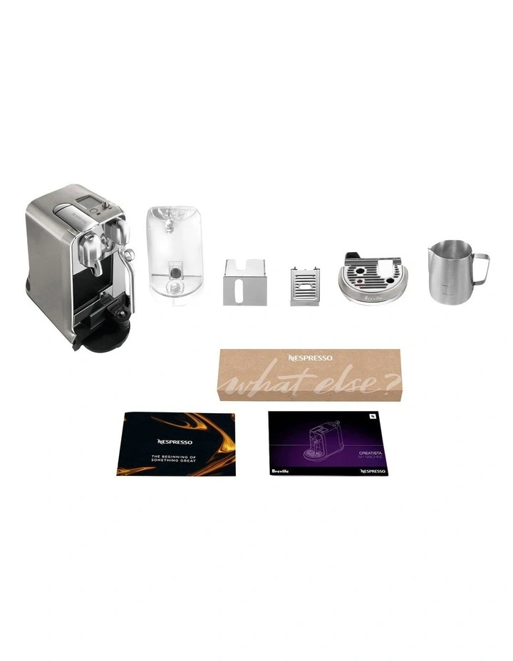 Creatista Plus Capsule Coffee Machine in Brushed Stainless Steel BNE800BSS image 6