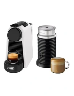 Essenza Mini Capsule Coffee Machine Bundle in White EN85WAE
