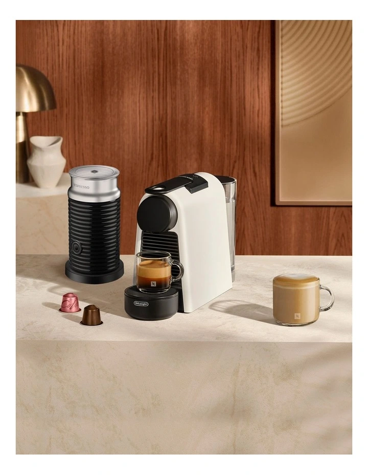 Essenza Mini Capsule Coffee Machine Bundle in White EN85WAE image 2