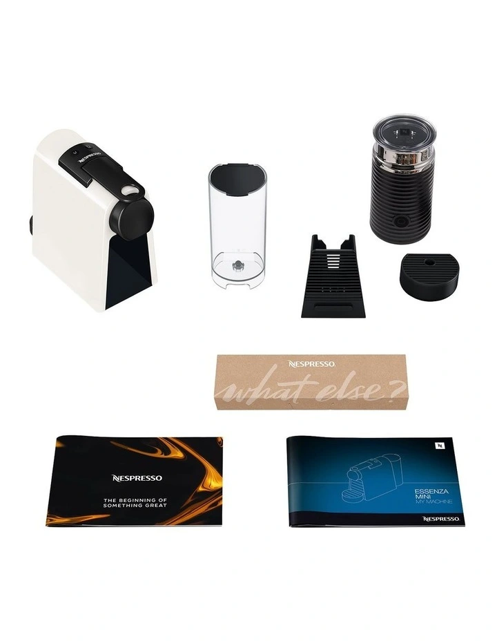 Essenza Mini Capsule Coffee Machine Bundle in White EN85WAE image 6
