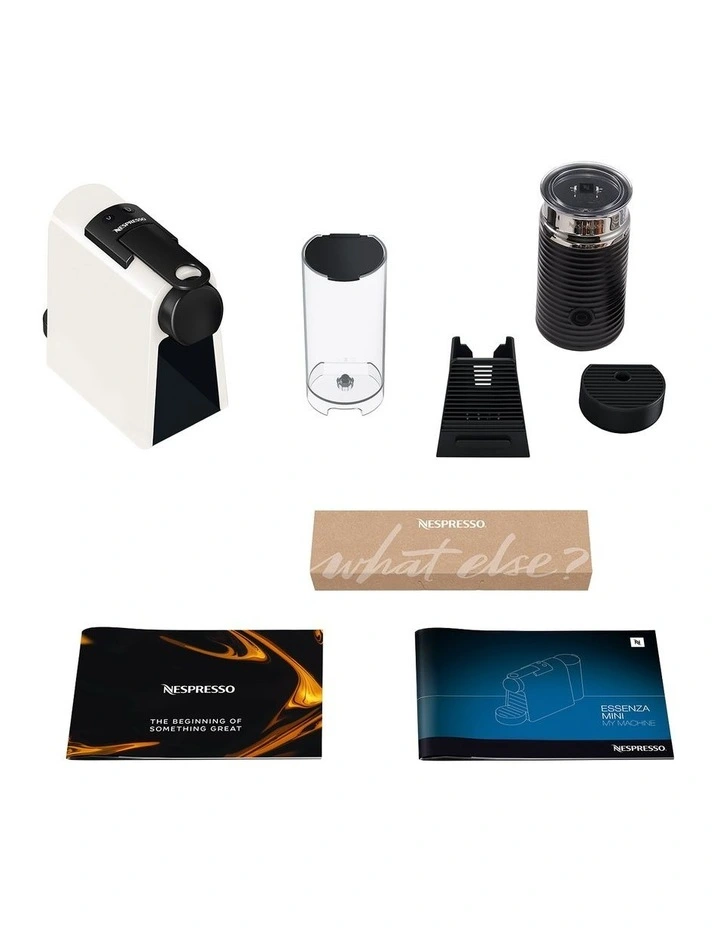 Essenza Mini Capsule Coffee Machine Bundle in White EN85WAE image 6