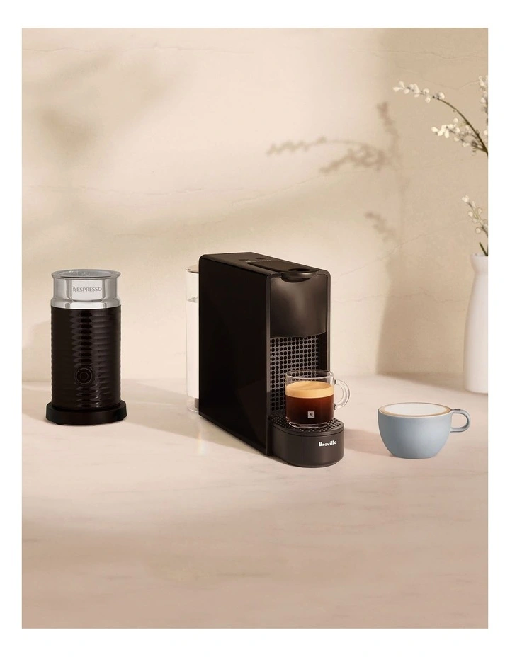 Essenza Mini & Milk Capsule Coffee Machine in Black BEC250BLK image 2