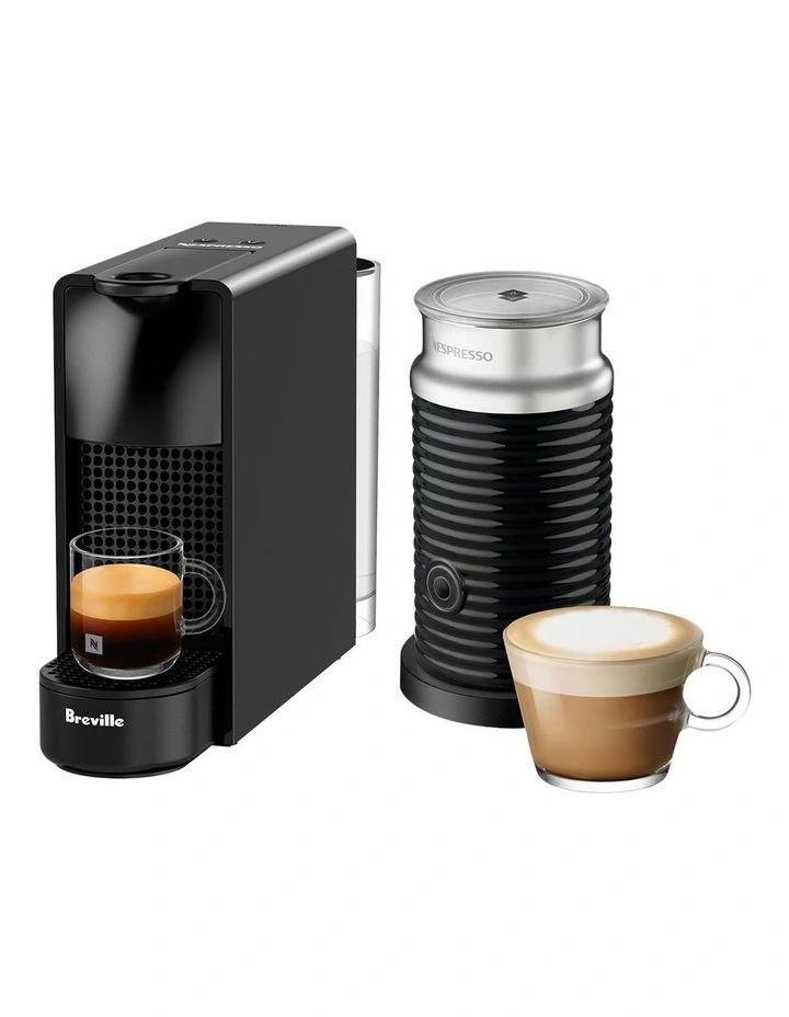 Essenza Mini & Milk Capsule Coffee Machine in Black BEC250BLK image 3