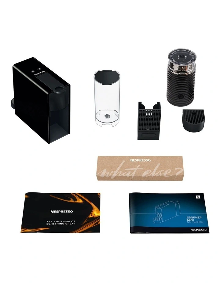 Essenza Mini & Milk Capsule Coffee Machine in Black BEC250BLK image 6