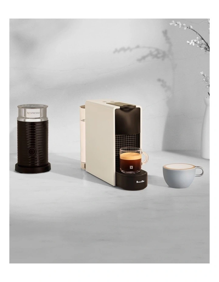 Essenza Mini & Milk Capsule Coffee Machine BEC250WHT in White image 2