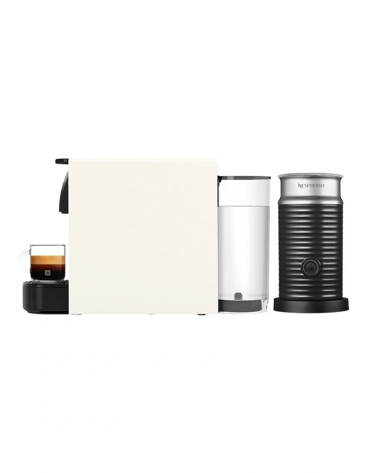 Essenza Mini & Milk Capsule Coffee Machine BEC250WHT in White image 3