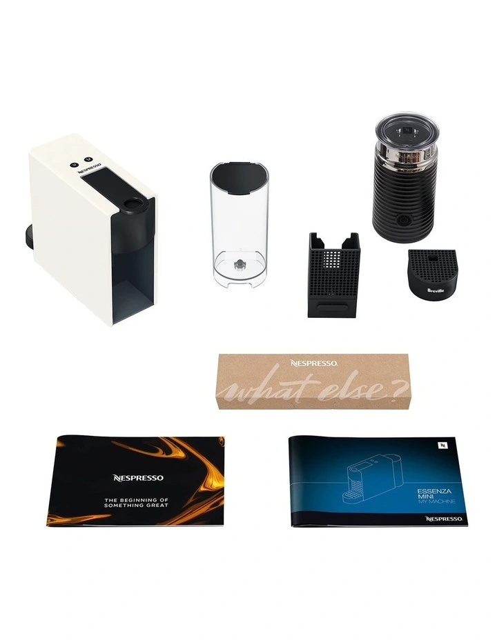 Essenza Mini & Milk Capsule Coffee Machine White BEC250WHT image 6