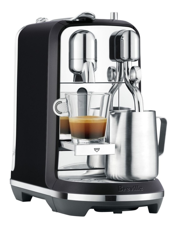 nespresso by breville creatista plus capsule coffee machine black truffle bne800btr