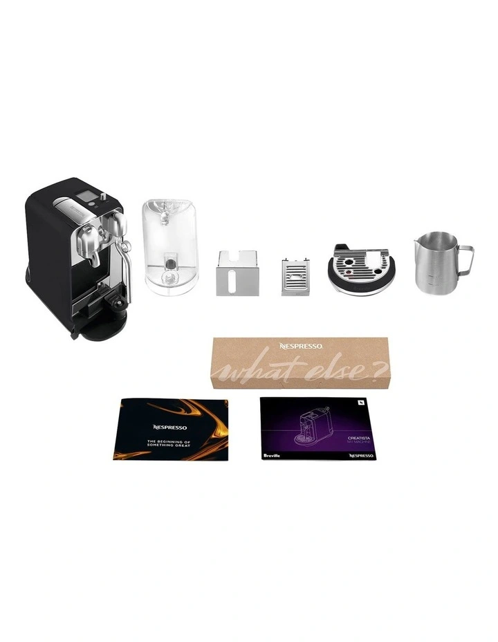 Creatista Plus Capsule Coffee Machine in Black Truffle BNE800BTR image 6