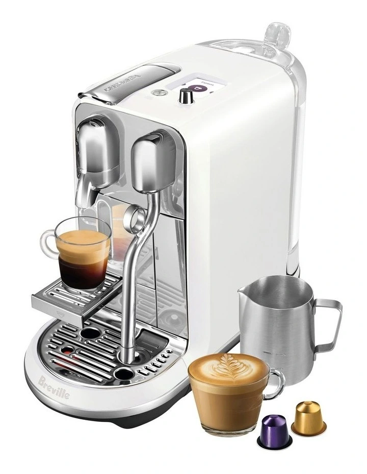 Creatista Plus Capsule Coffee Machine in Sea Salt White BNE800SST image 2