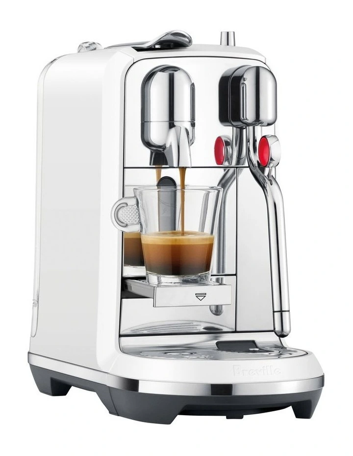 Creatista Plus Capsule Coffee Machine in Sea Salt White BNE800SST image 3
