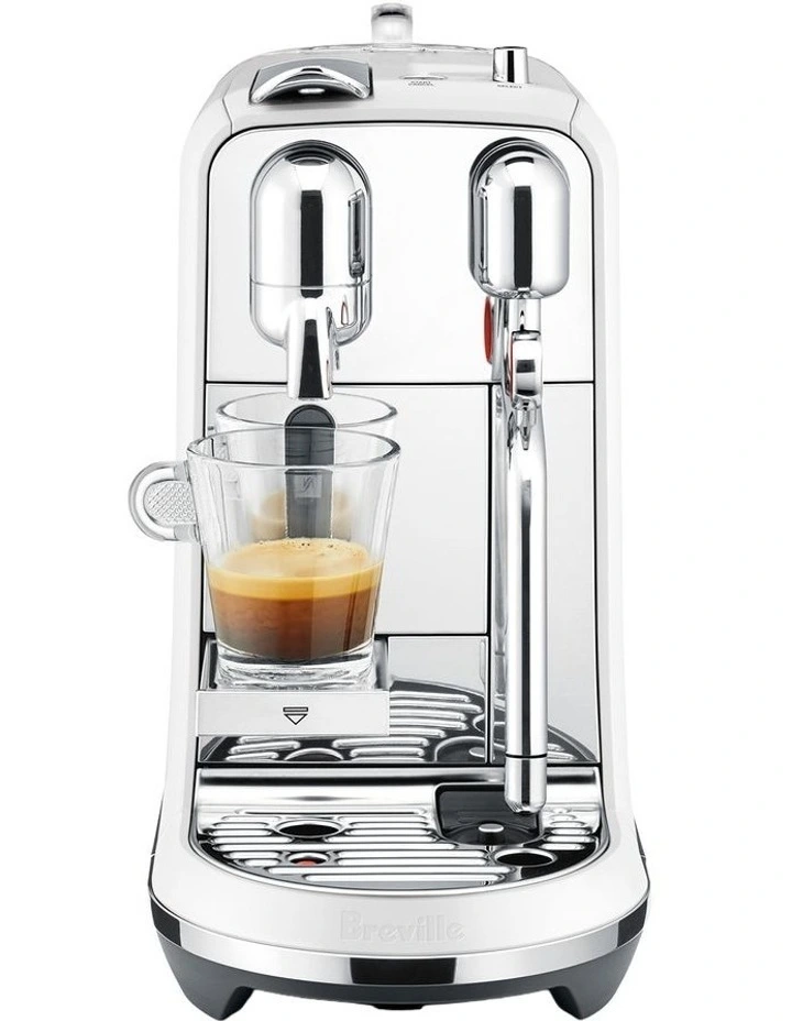 Creatista Plus Capsule Coffee Machine in Sea Salt White BNE800SST image 3