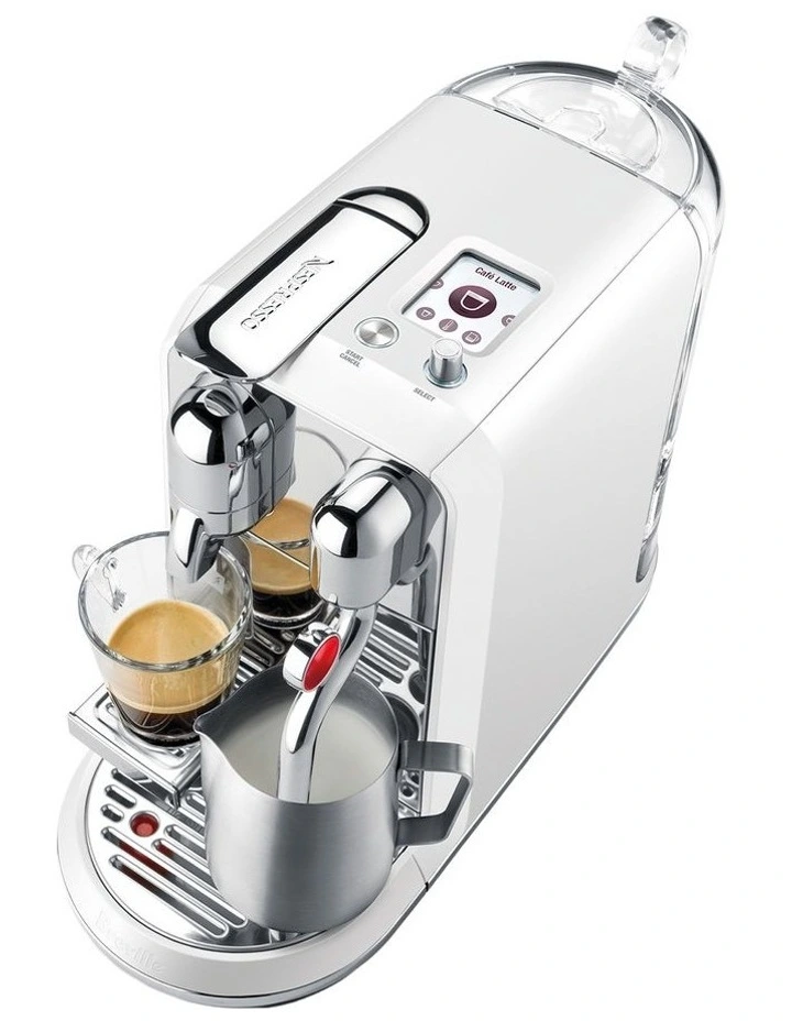 Creatista Plus Capsule Coffee Machine in Sea Salt White BNE800SST image 4