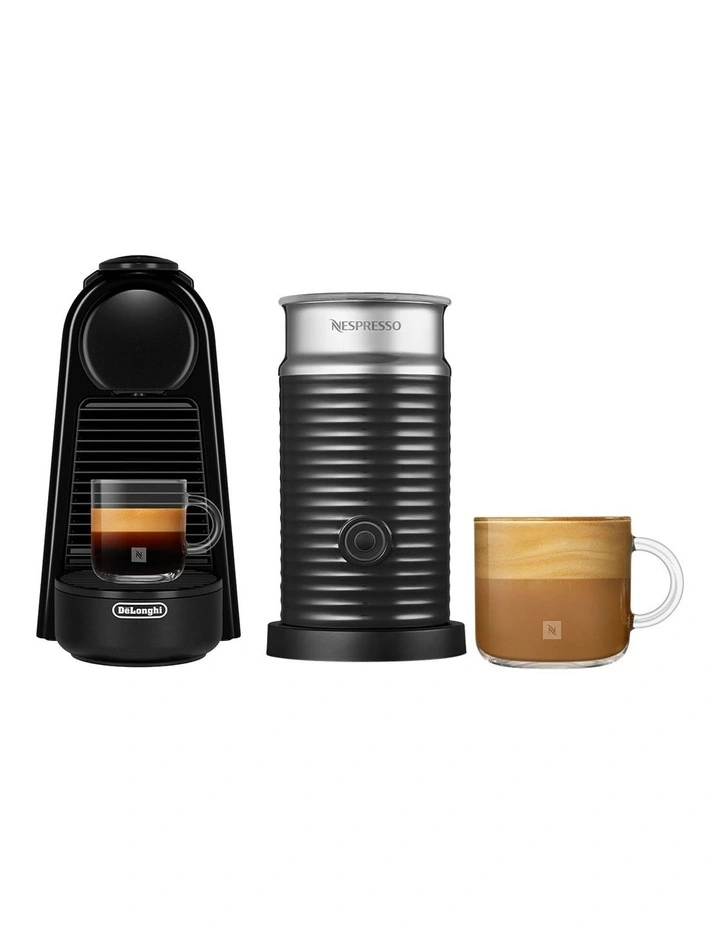 Essenza Mini and Milk Capsule Coffee Machine in White EN85BMAE image 1