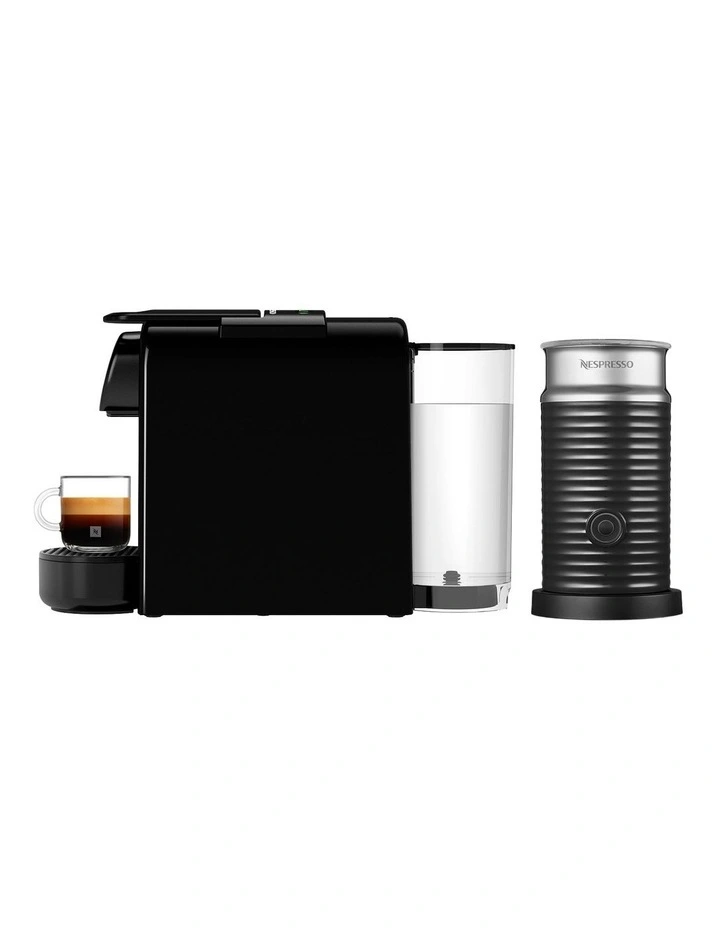 Essenza Mini and Milk Capsule Coffee Machine in White EN85BMAE image 4