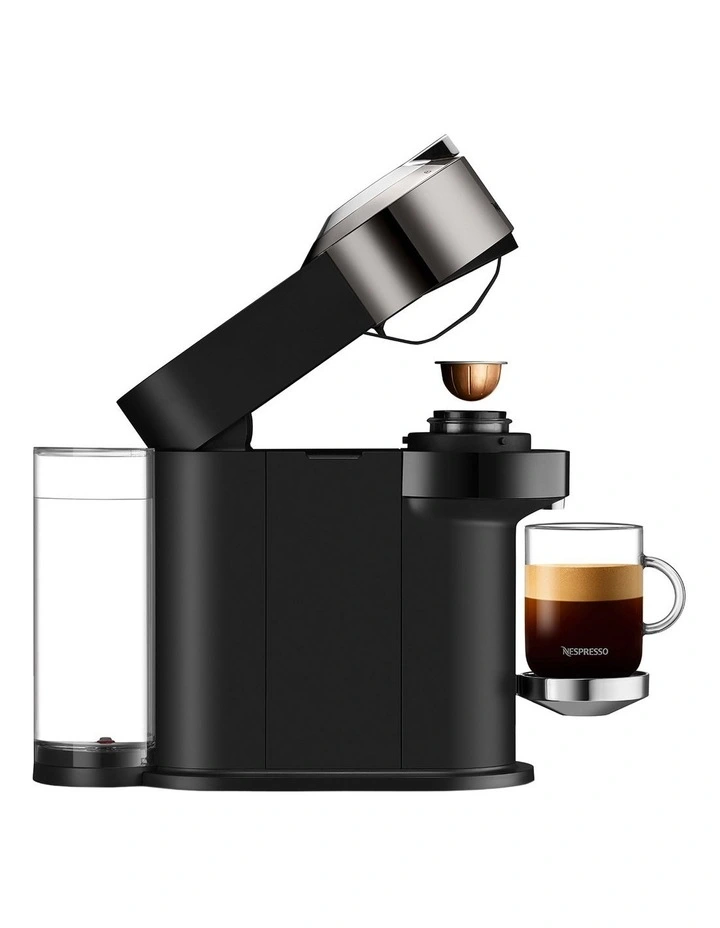 Vertuo Next Dark Chrome Deluxe Capsule Coffee Machine with Aeroccino BNV570DCR image 5