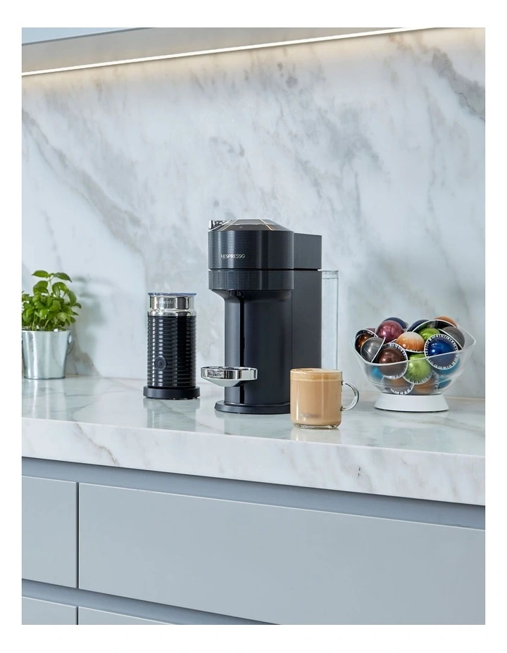 Vertuo Next Premium Capsule Coffee Machine Bundle in Black BNV560BLK image 2
