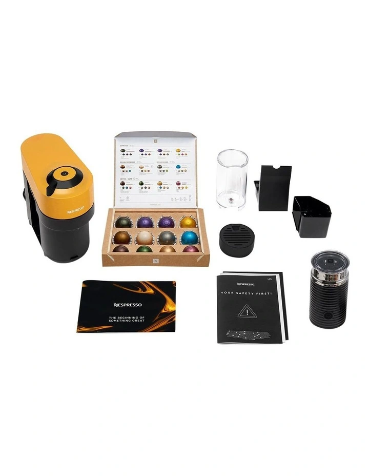 Vertuo Pop Bundle in Mango ENV90YAE image 6