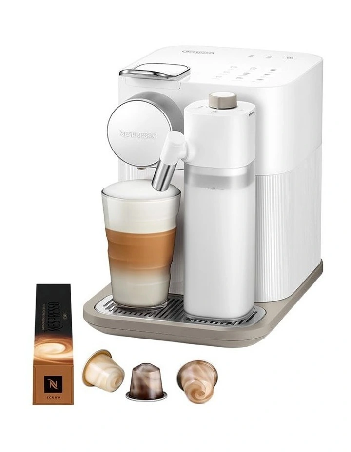 Gran Lattissima Automatic Capsule Coffee Machine in White EN640W image 1