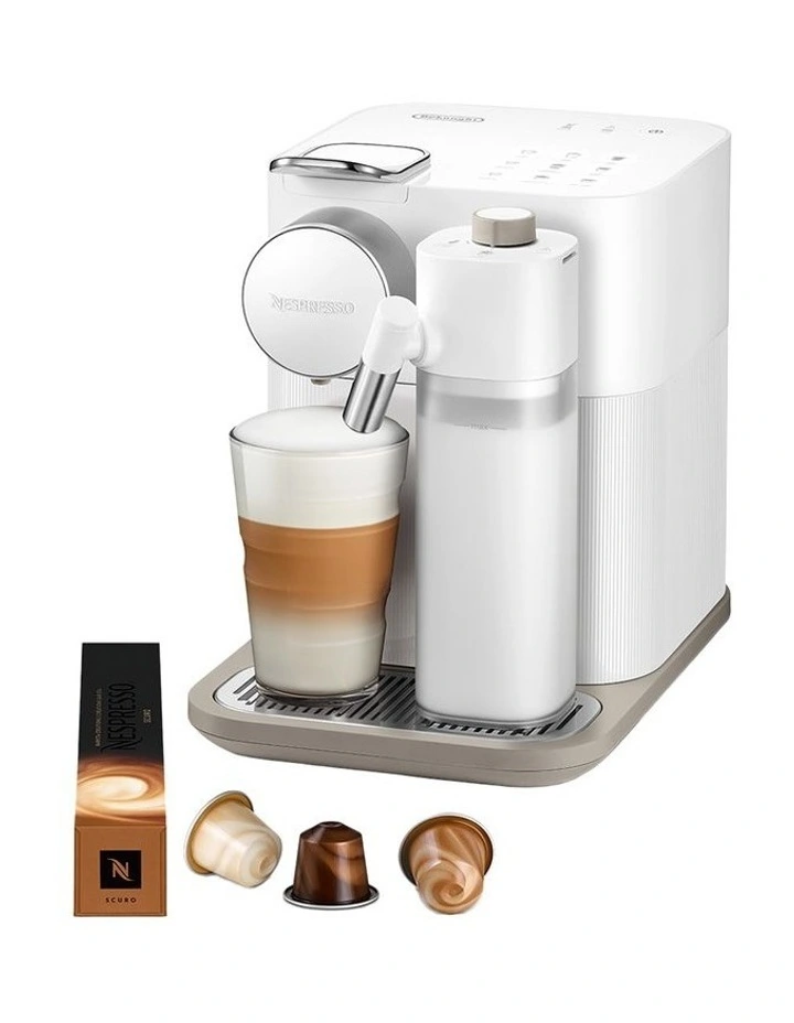 Gran Lattissima Automatic Capsule Coffee Machine in White EN640W image 1
