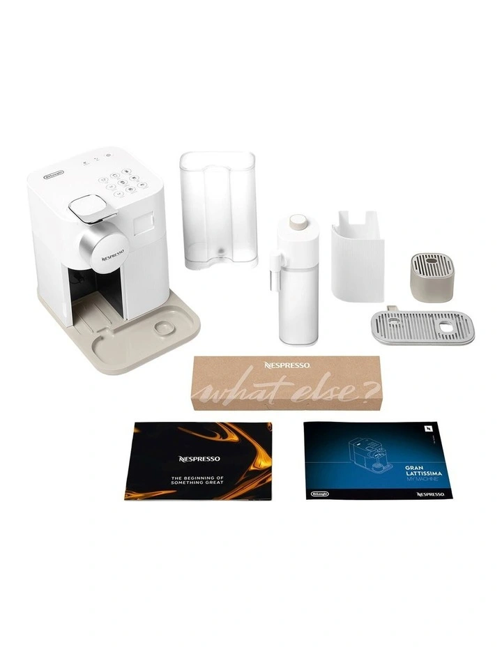 Gran Lattissima Automatic Capsule Coffee Machine in White EN640W image 5