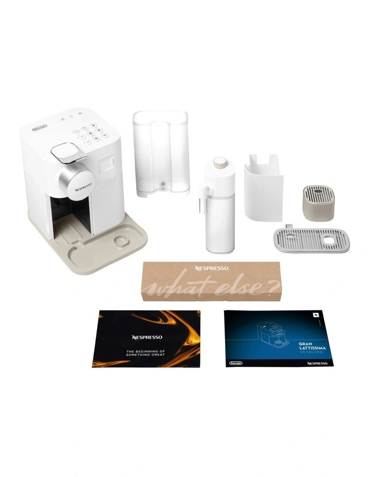 Gran Lattissima Automatic Capsule Coffee Machine in White EN640W image 6