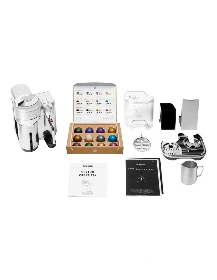 Nespresso The Vertuo Creatista In Brushed Stainless BVE850BSS4IAN1 MYER