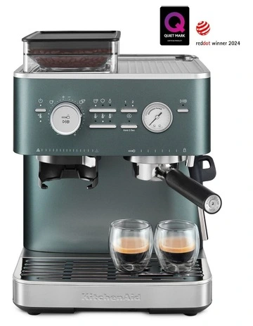 Semi Automatic Espresso Machine with Burr Grinder in Juniper 5KES6551AJP