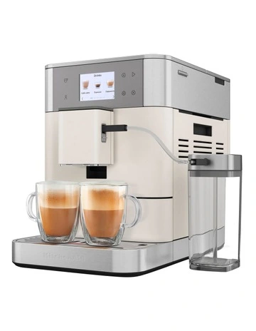 KF7 Fully Automatic Espresso Machine with Milk Container in Porcelain 5KES8557APL