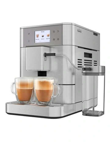 KF7 Fully Automatic Espresso Machine with Milk Container in Stainless Steel 5KES8557ASX