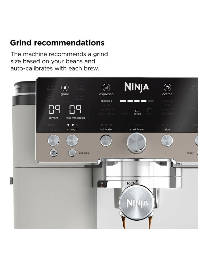 Luxe Cafe Manual Espresso Machine in Oat Milk ES601WHANZ image 4