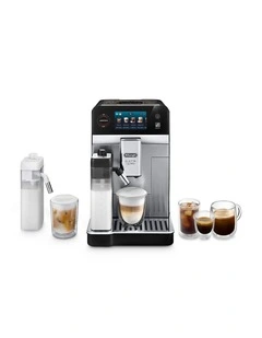 Eletta Ultra Fully Automatic Coffee Machine in Brushed Metal Front
