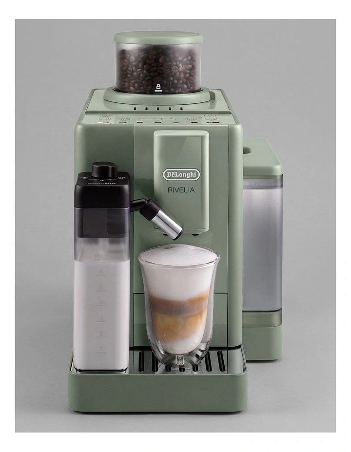 Rivelia Start Fully Automatic Coffee Machine in Green EXAM42056GR image 1
