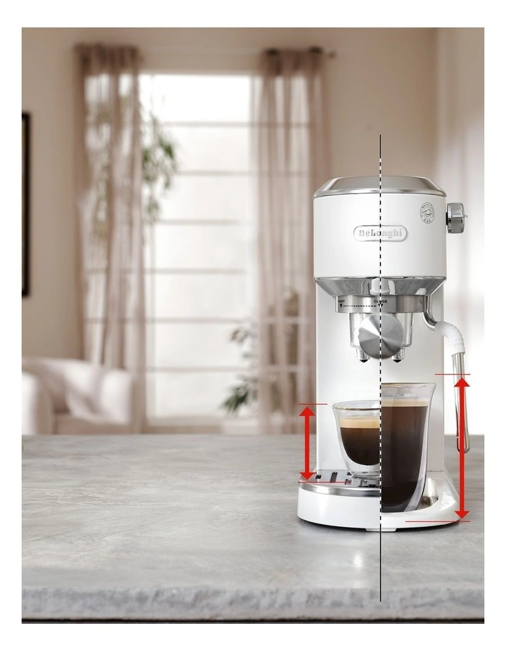 Dedica Duo with Cold Brew Manual Coffee Machine (EC890.WI) image 5