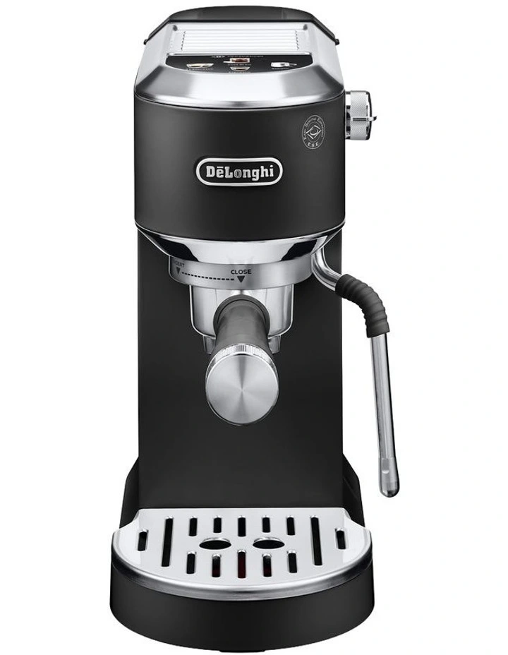 Dedica Duo With Cold Brew Manual Coffee Machine EC890BK in Black image 1