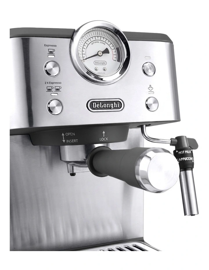 Classic Manual Coffee Machine EM450M in Metal image 3
