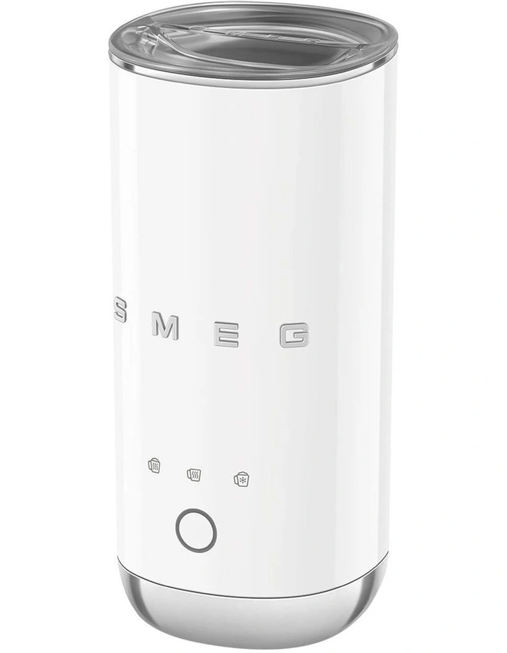 50's Style Retro Mini Milk Frother in White MFF02WHAU image 3