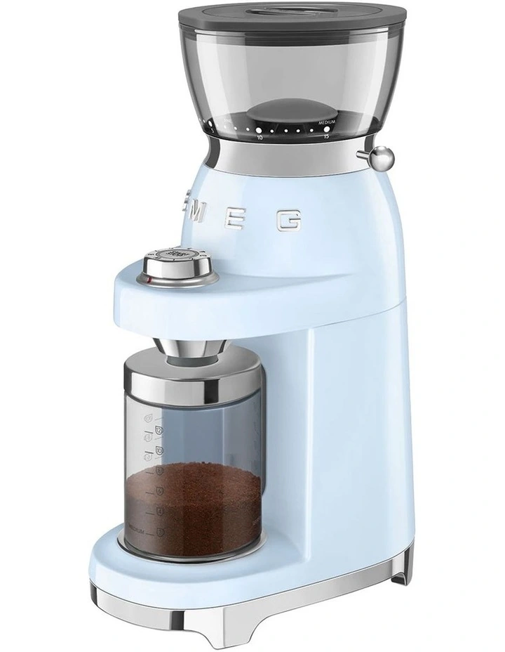 50's Style Coffee Grinder in Pastel Blue CGF03PBAU image 3