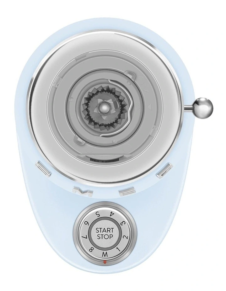 50's Style Coffee Grinder in Pastel Blue CGF03PBAU image 4