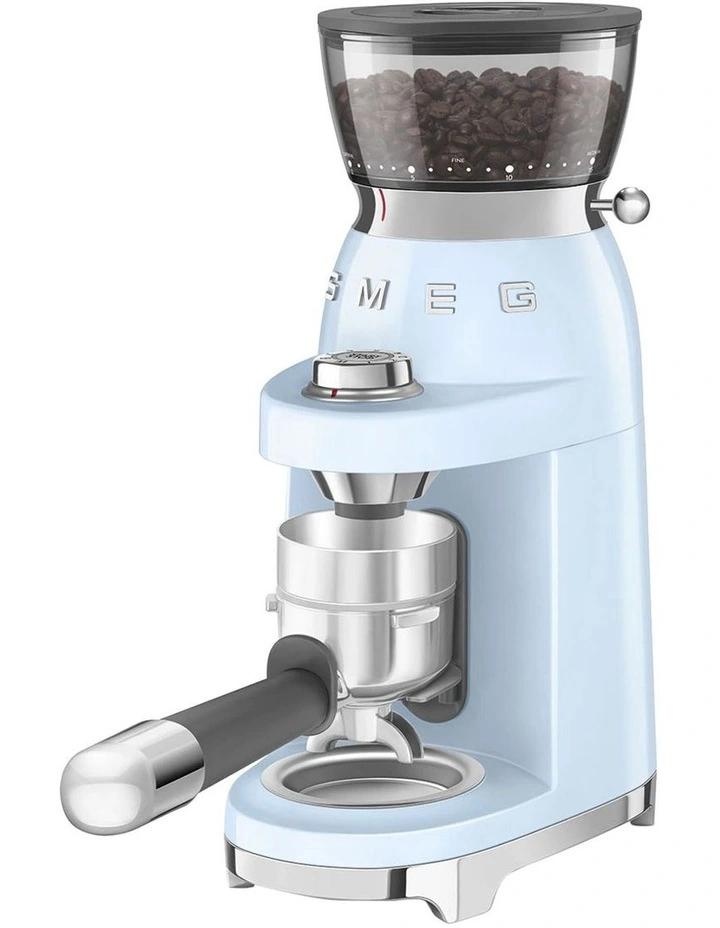 50's Style Coffee Grinder in Pastel Blue CGF03PBAU image 5