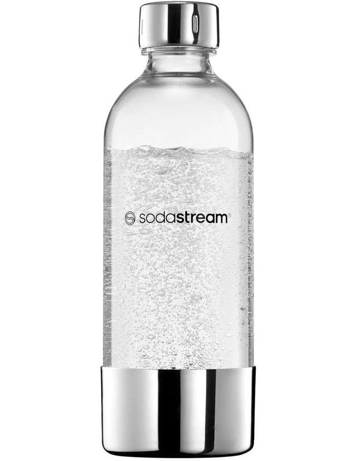 Metal Enso Carbonation Bottle 1L in Silver 1041196610 image 1