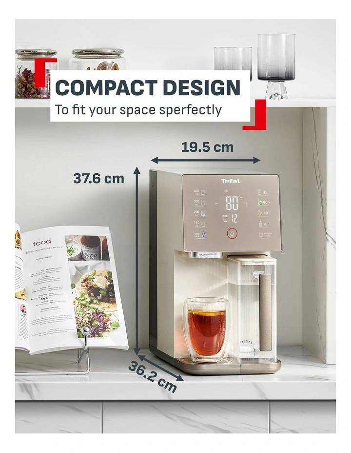 Pure Water RO Compact Ambient & Hot Water Purifier Station in Pepper BR453A image 7