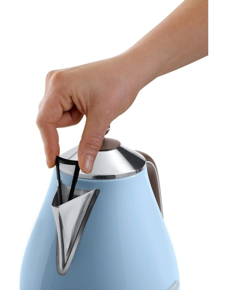 Icona Vintage Breakfast Kettle KBO2001.VAZ + CTO2003.VAZ Pack in Azure image 4