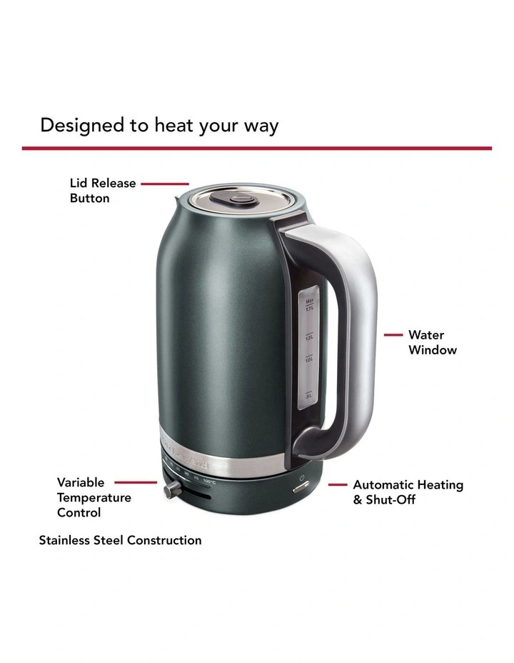Electric Kettle 1.7L in Juniper 5KEK1701AJP image 3