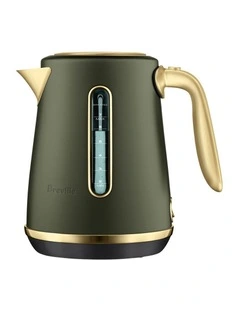 The Soft Top Luxe Kettle in Olive Tapenade Brass BKE735OLB4IAN1