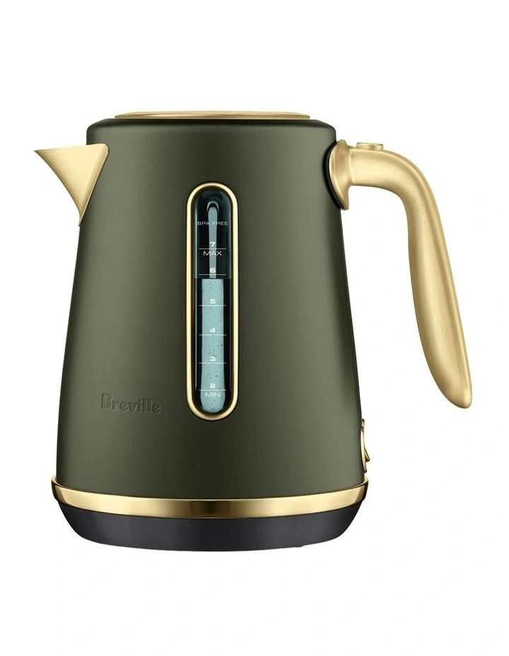 The Soft Top Luxe Kettle in Olive Tapenade Brass BKE735OLB4IAN1 image 1