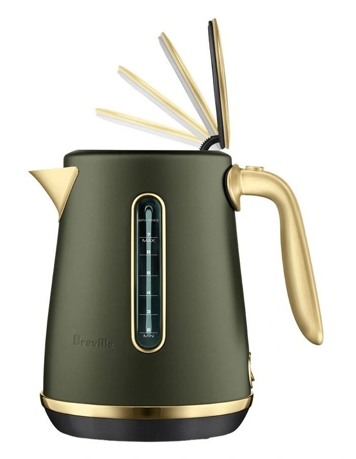 The Soft Top Luxe Kettle in Olive Tapenade Brass BKE735OLB4IAN1 image 3